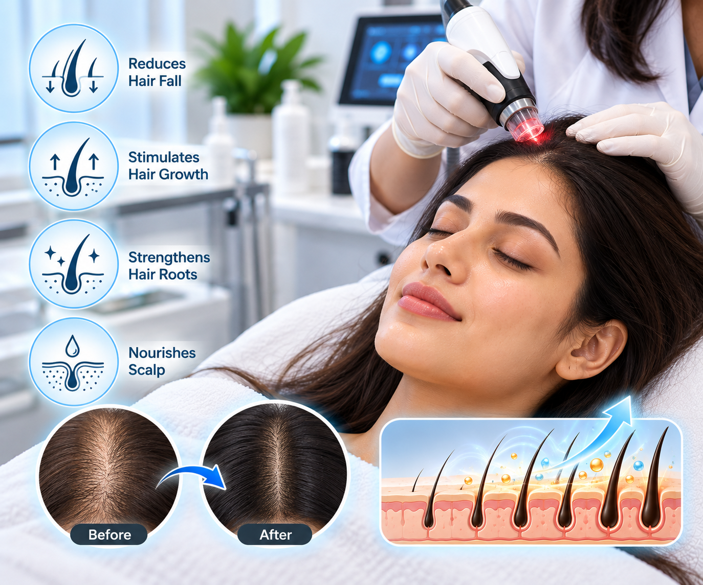 Hair fall treatment